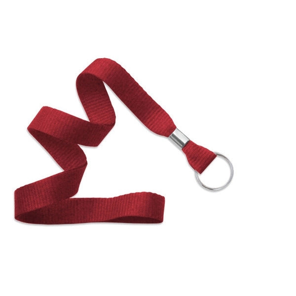 5/8" Flat Blank Lanyard (Bulldog Clip)