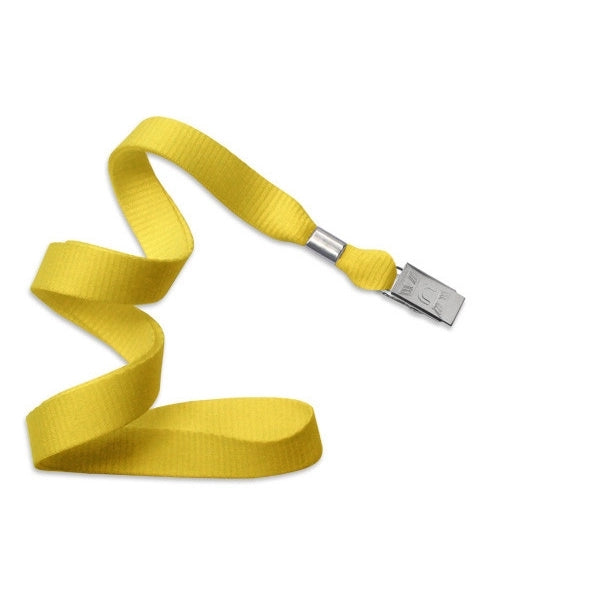5/8" Flat Blank Lanyard (Bulldog Clip)