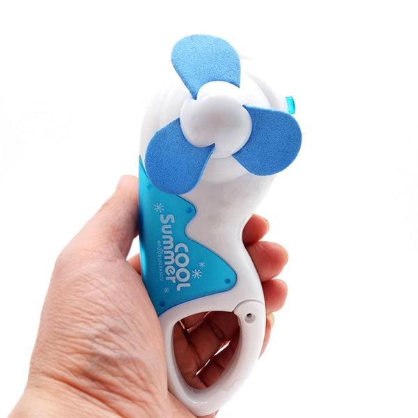 Carabiner Mini Fan with LED Torch