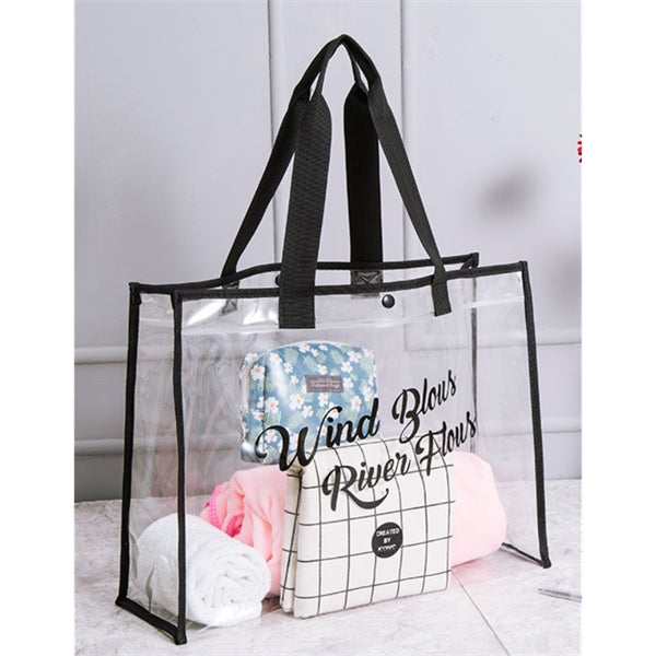 Matterhorn Clear Vinyl Stadium Compliant Tote Bag Clear Tote