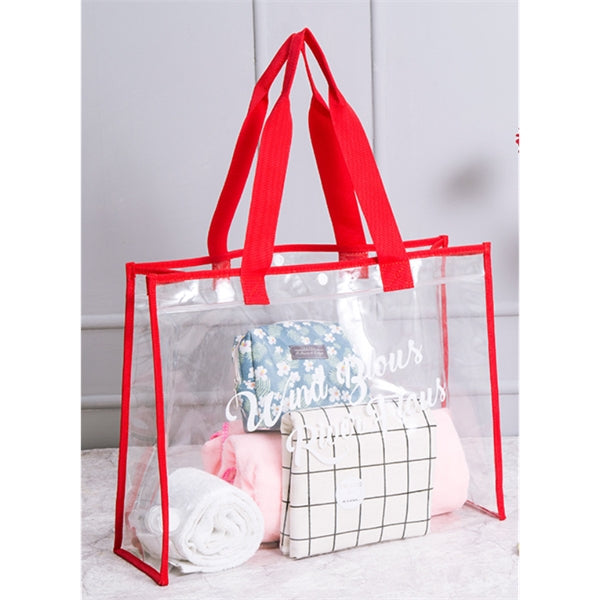 Matterhorn Clear Vinyl Stadium Compliant Tote Bag Clear Tote