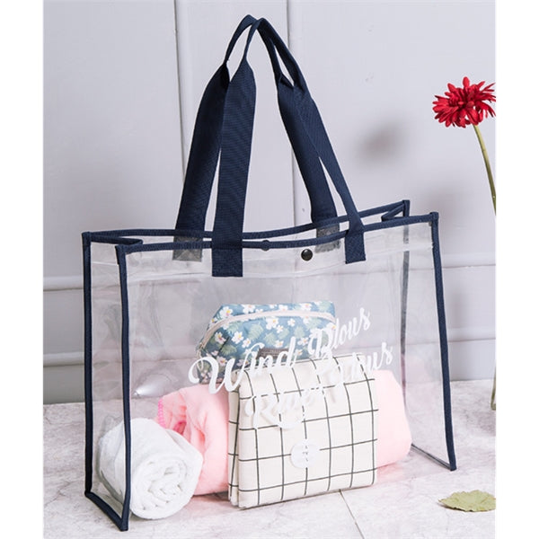 Matterhorn Clear Vinyl Stadium Compliant Tote Bag Clear Tote