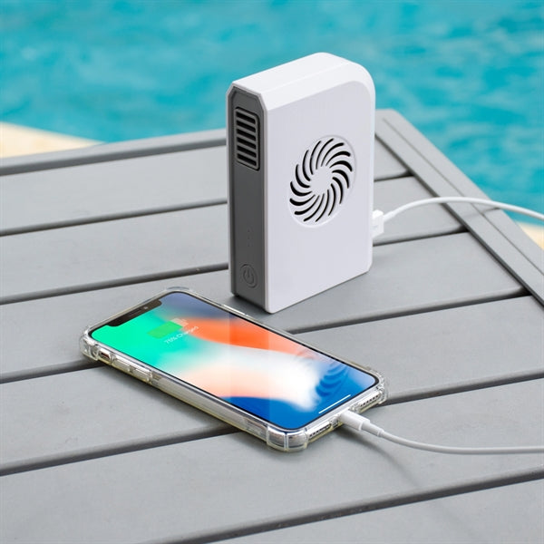 6000mAh Power Bank with Fan