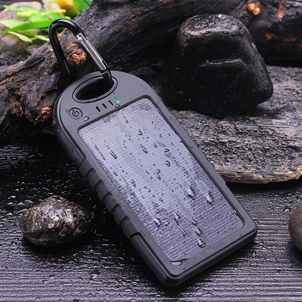 Blacksburg - 4000 MAH Waterproof Solar Power Bank