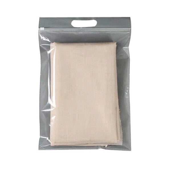 Plastic Non Woven Clothes Packaging Bag With Zipper