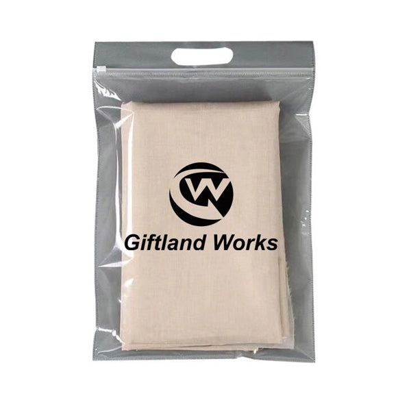 Plastic Non Woven Clothes Packaging Bag With Zipper