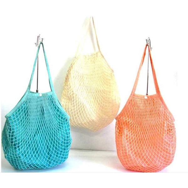 Tote Cotton Mesh Shopping Vegetable Bag