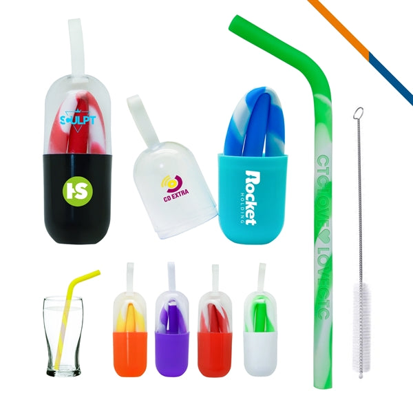Aquatic Silicone Straws