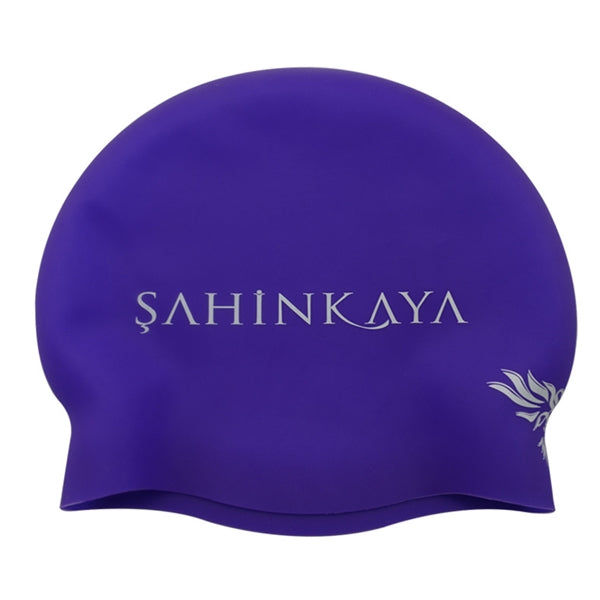 Seamless silicone swimming caps