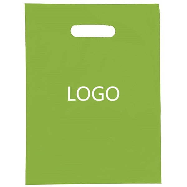 12" x 9" Oxo-Biodegradable Die Cut Handle Plastic Bag