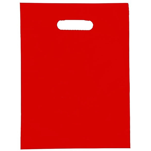 12" x 9" Oxo-Biodegradable Die Cut Handle Plastic Bag