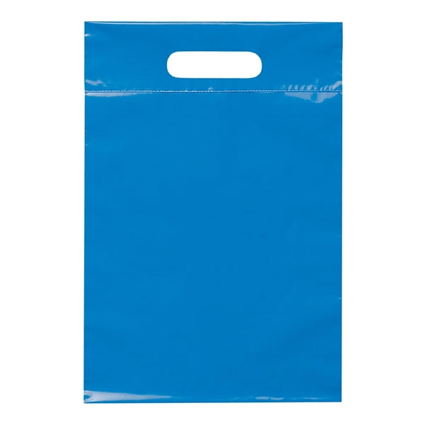 14 x 9.5 Recyclable Die Cut Handle Plastic Bags