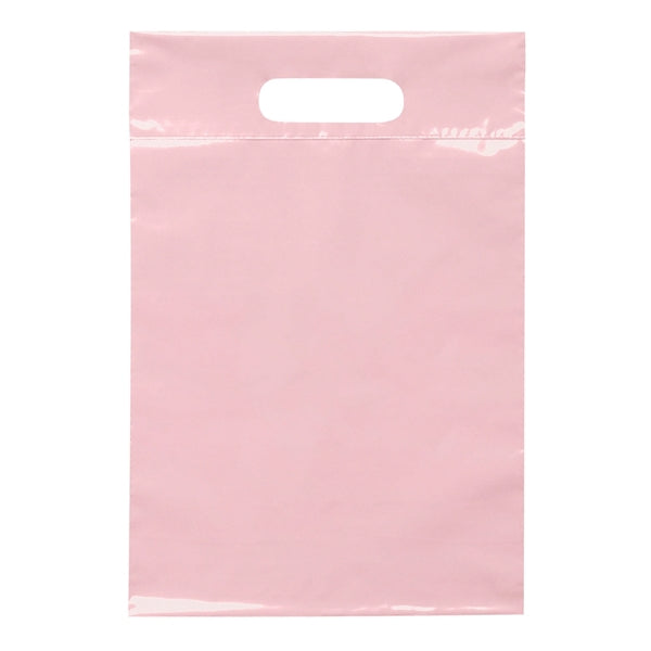 14 x 9.5 Recyclable Die Cut Handle Plastic Bags