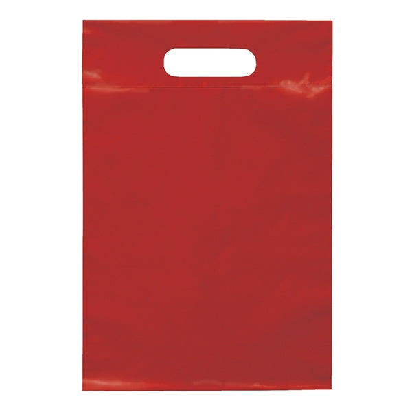 14 x 9.5 Recyclable Die Cut Handle Plastic Bags