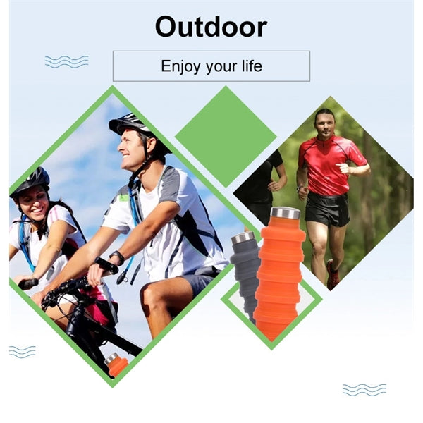 18 OZ Collapsible Foldable Water bottle