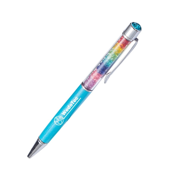 Ballpoint Pen With Rainbow Crystals