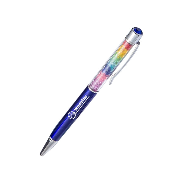 Ballpoint Pen With Rainbow Crystals