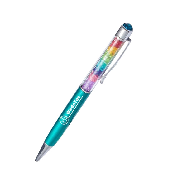 Ballpoint Pen With Rainbow Crystals