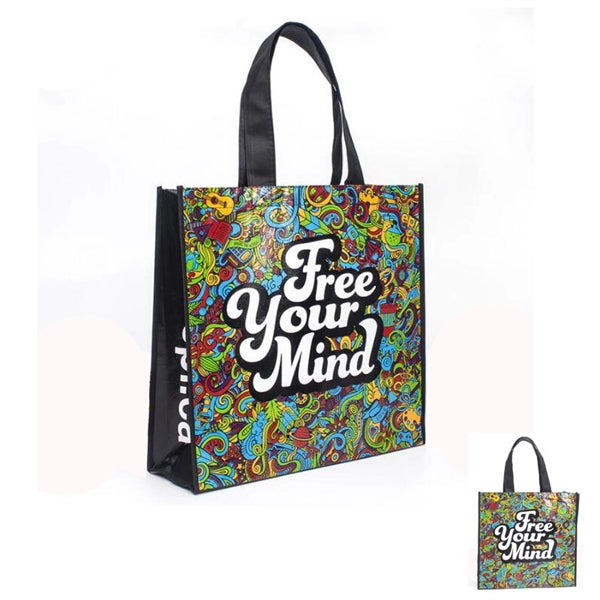 Laminated Full Color Non Woven Shopping Tote Bag