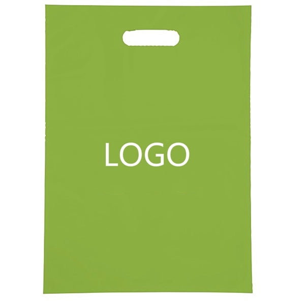 15" x 11" Oxo-Biodegradable Die Cut Handle Plastic Bag