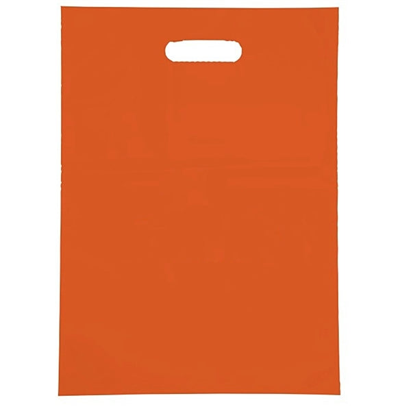 15" x 11" Oxo-Biodegradable Die Cut Handle Plastic Bag