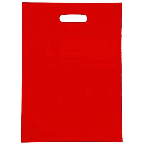 15" x 11" Oxo-Biodegradable Die Cut Handle Plastic Bag