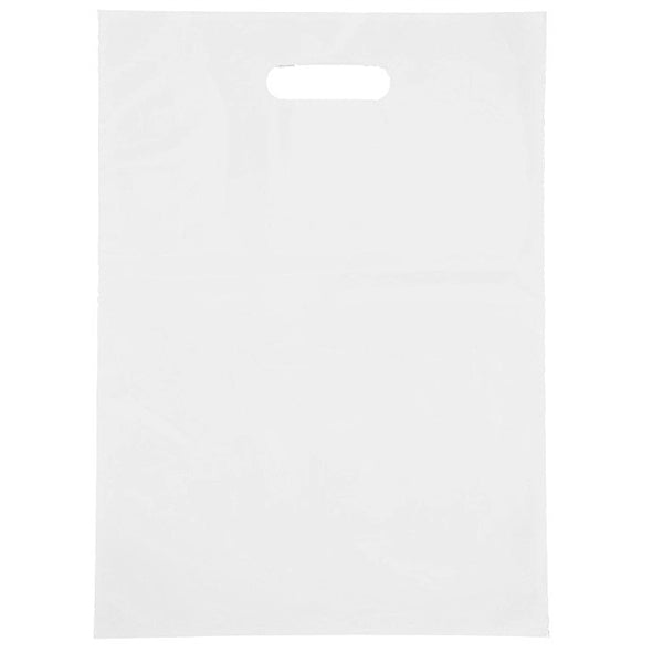 15" x 11" Oxo-Biodegradable Die Cut Handle Plastic Bag
