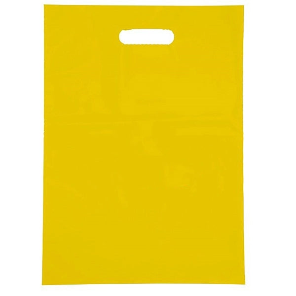 15" x 11" Oxo-Biodegradable Die Cut Handle Plastic Bag