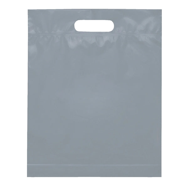 15" x 12" x 3" Die Cut Handle Plastic Bags