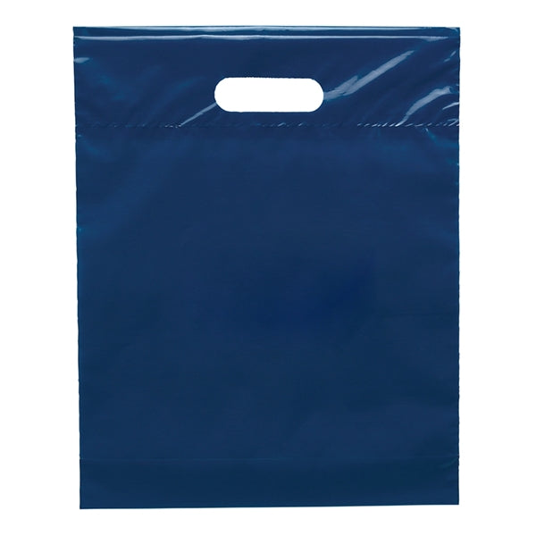 15" x 12" x 3" Die Cut Handle Plastic Bags