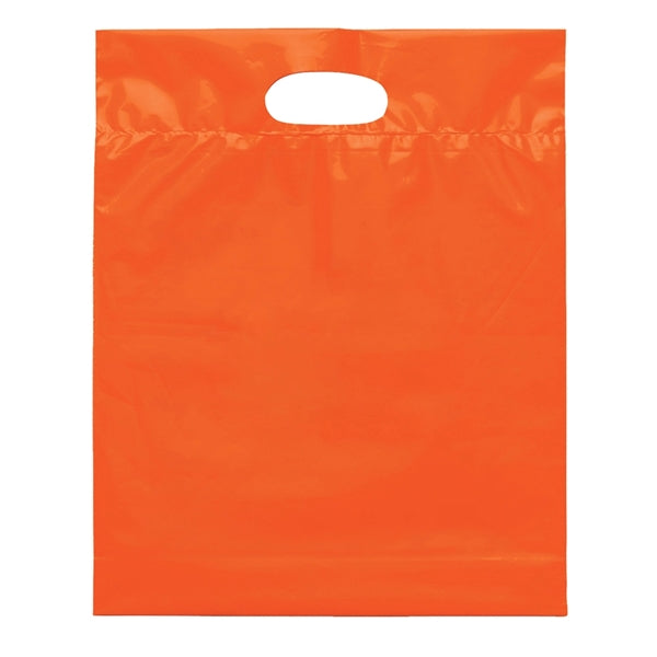 15" x 12" x 3" Die Cut Handle Plastic Bags