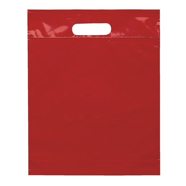 15" x 12" x 3" Die Cut Handle Plastic Bags