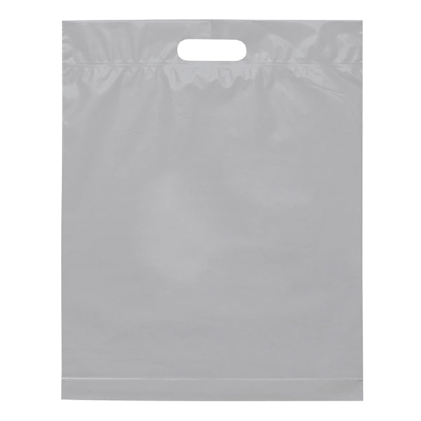 19" x 15" x 3" Die Cut Handle Plastic Bags