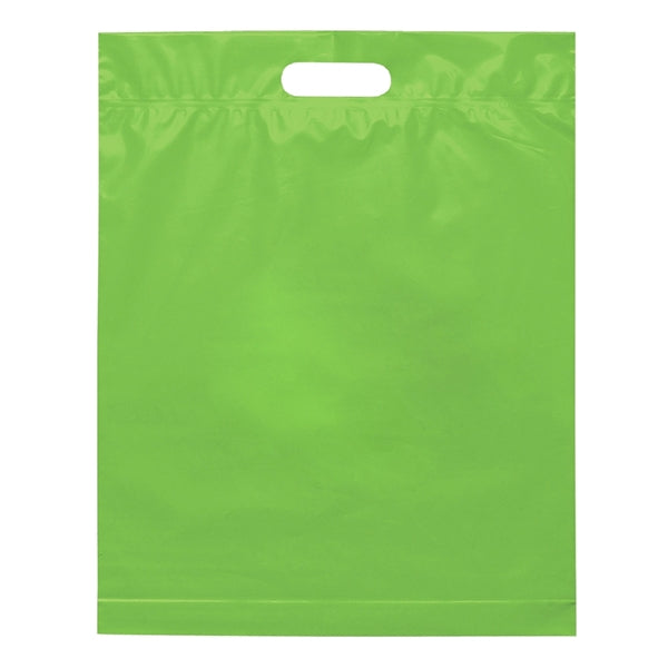 19" x 15" x 3" Die Cut Handle Plastic Bags