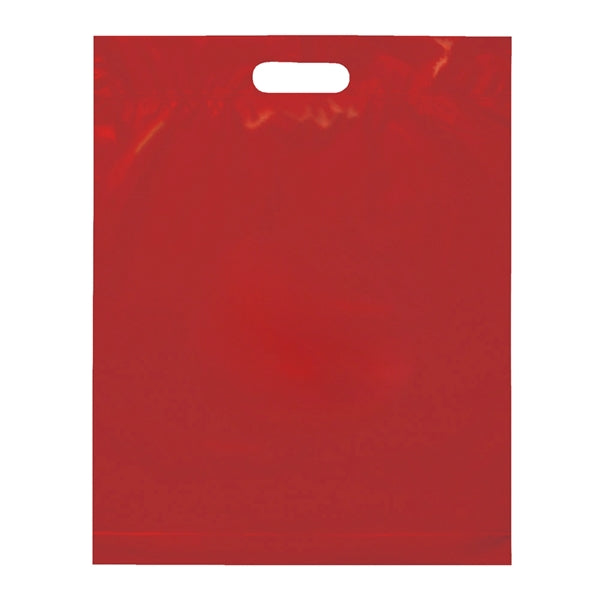 19" x 15" x 3" Die Cut Handle Plastic Bags