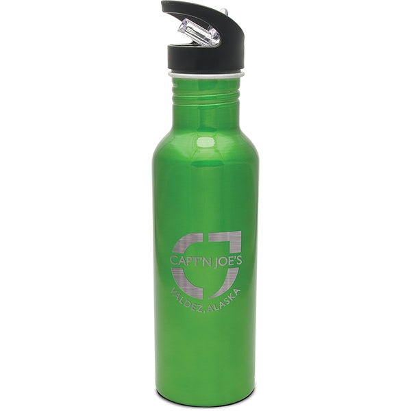 Aluminum Hiker Collection Water Bottle - Laser Etched