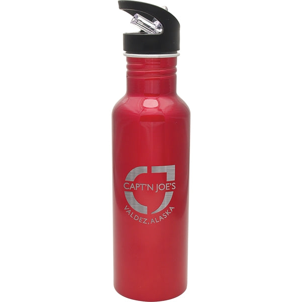 Aluminum Hiker Collection Water Bottle - Laser Etched