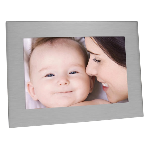 Aluminum Picture Frame, Holds 4"x6" photo or insert