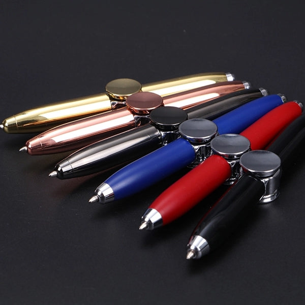 Hand Spinner Pen with Flashlight