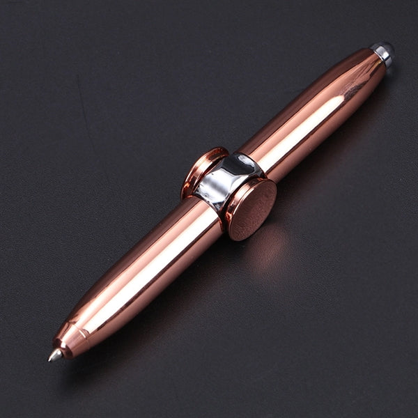 Hand Spinner Pen with Flashlight