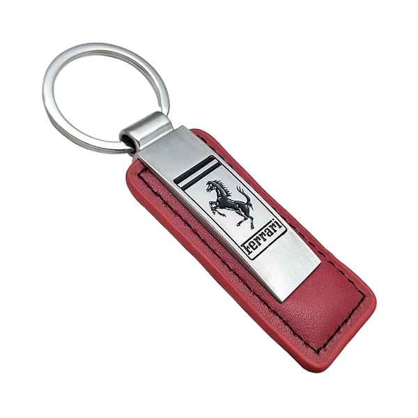 Leather and Metal Key Chain