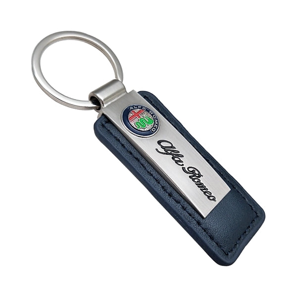 Leather and Metal Key Chain