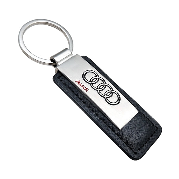Leather and Metal Key Chain