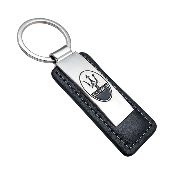 Leather and Metal Key Chain
