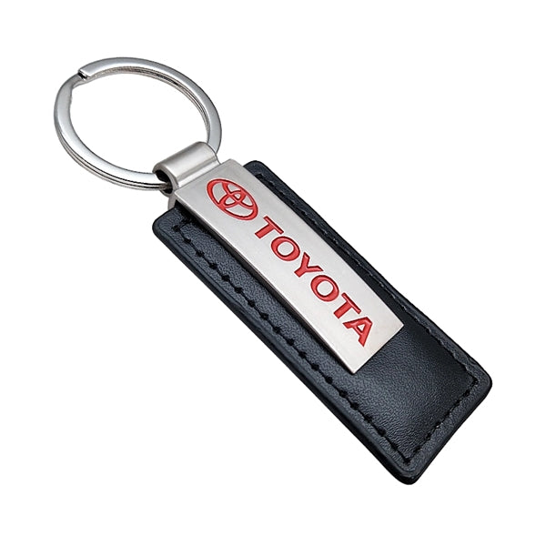 Leather and Metal Key Chain