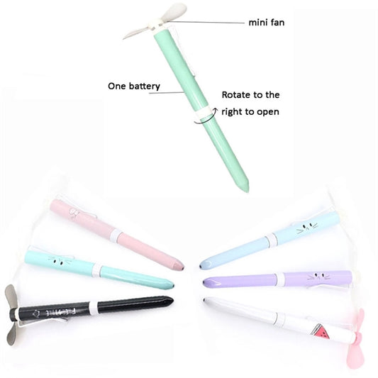 Portable Ballpoint Pen with Fan