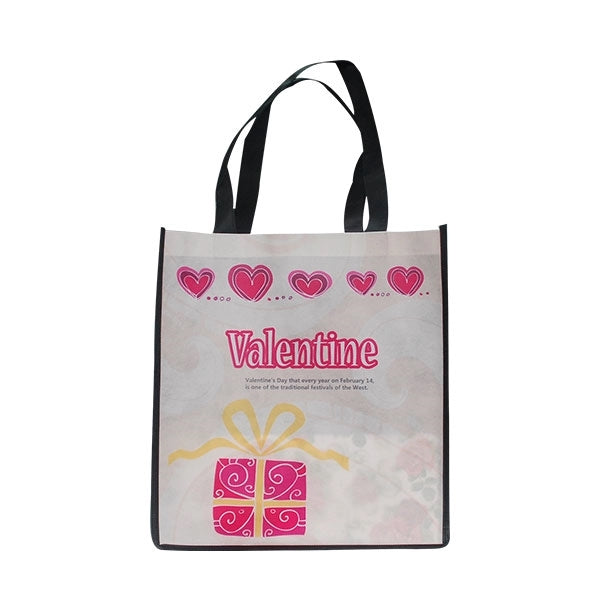 100 GSM Large Full Color Tote Bag with Gusset (12"x13"x8")