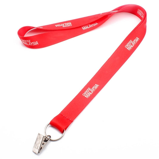 3/4" Bulldog Clip Lanyard