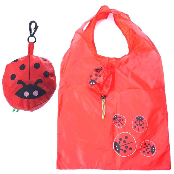 Lady Bug shaped Foldable Shopping Bag