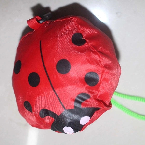 Lady Bug shaped Foldable Shopping Bag